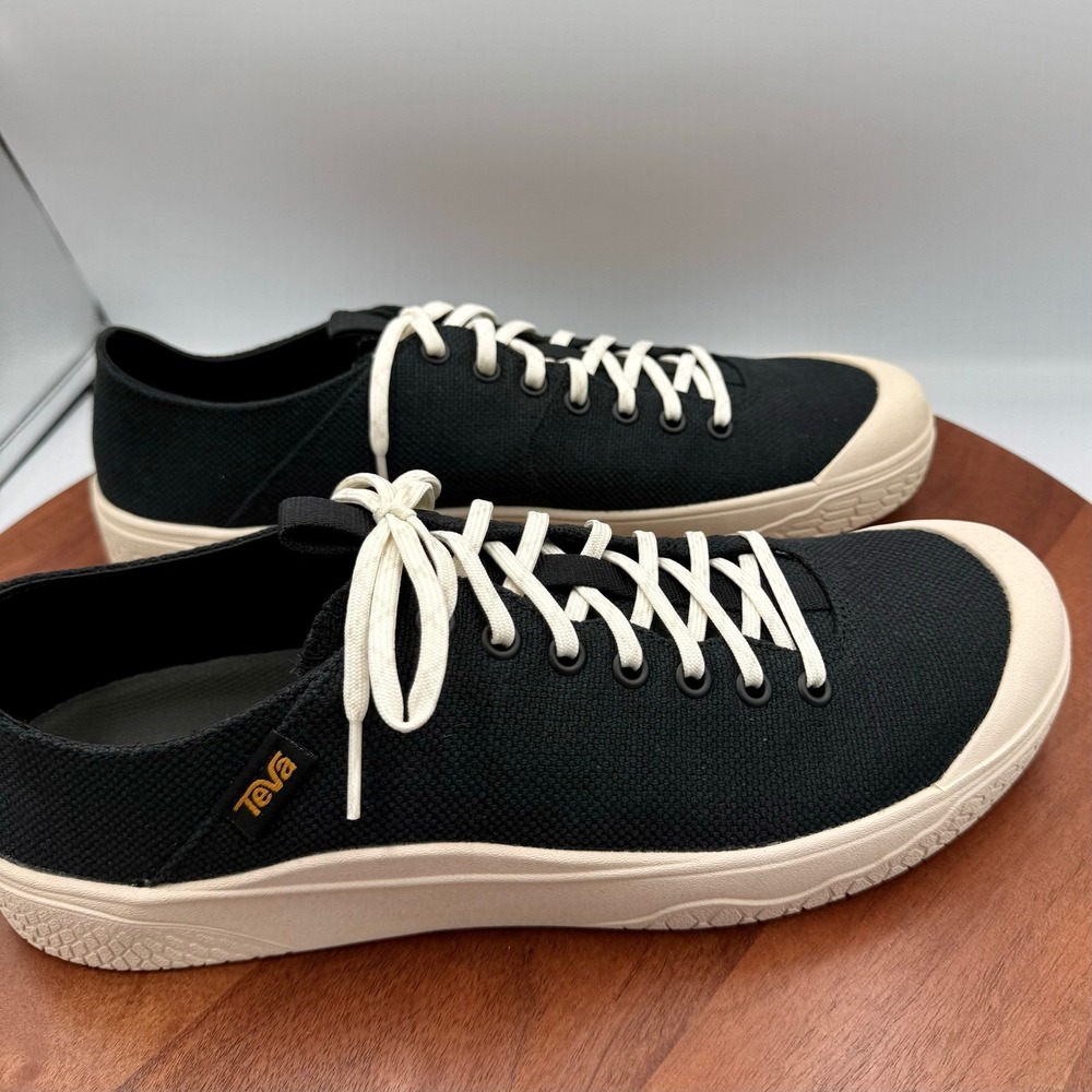 Teva Terra Canyon Canvas Sneakers Black Birch 1134369 Minimalist M11 / W12.5